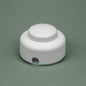 White Floor Foot Switch 50mm Diameter with Gloss Button