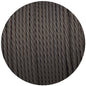 Dusk Grey Twisted Fabric Braided Cable - Enamel Shades