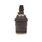 E26 UL Plain Skirt Lampholder with grip (USA ONLY) - Bronze - Enamel Shades