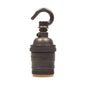 E26 UL Plain Skirt Lampholder with hook (USA ONLY) - Bronze - Enamel Shades