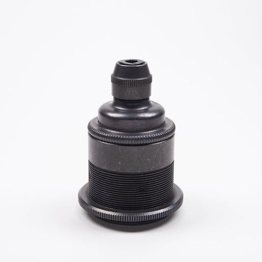 E27 Period Lampholder with Integral Cord Grip - Bronze Black Brass