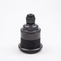 E27 Period Lampholder with Integral Cord Grip - Bronze Black Brass