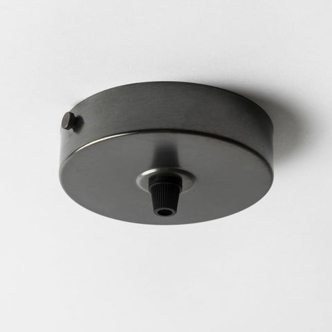 Bronze 100mm Steel Ceiling Rose - 1 Outlet