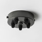 Bronze 100mm Steel Ceiling Rose - 5 Outlets - www.enamelshades.co.uk