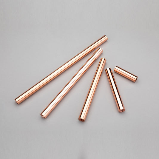 Metal Threaded Tube - www.enamelshades.co.uk