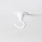 Small Ceiling Hook - Gloss White - Enamel Shades