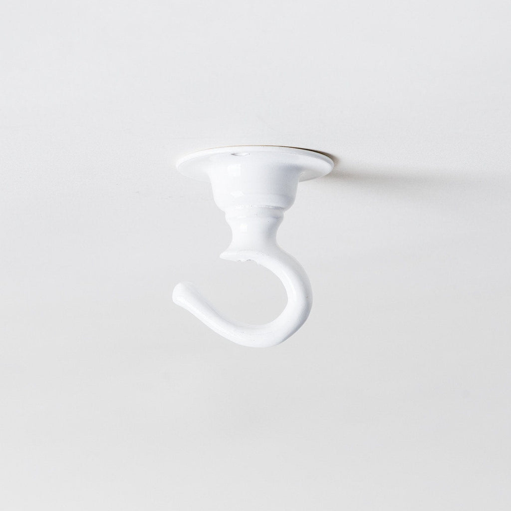 Small Ceiling Hook - Matt White