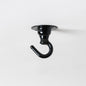 Small Ceiling Hook - Gloss Black - Enamel Shades