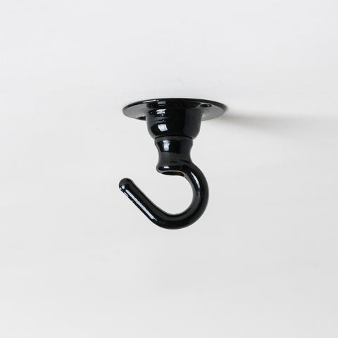 Small Ceiling Hook -  Matt Black