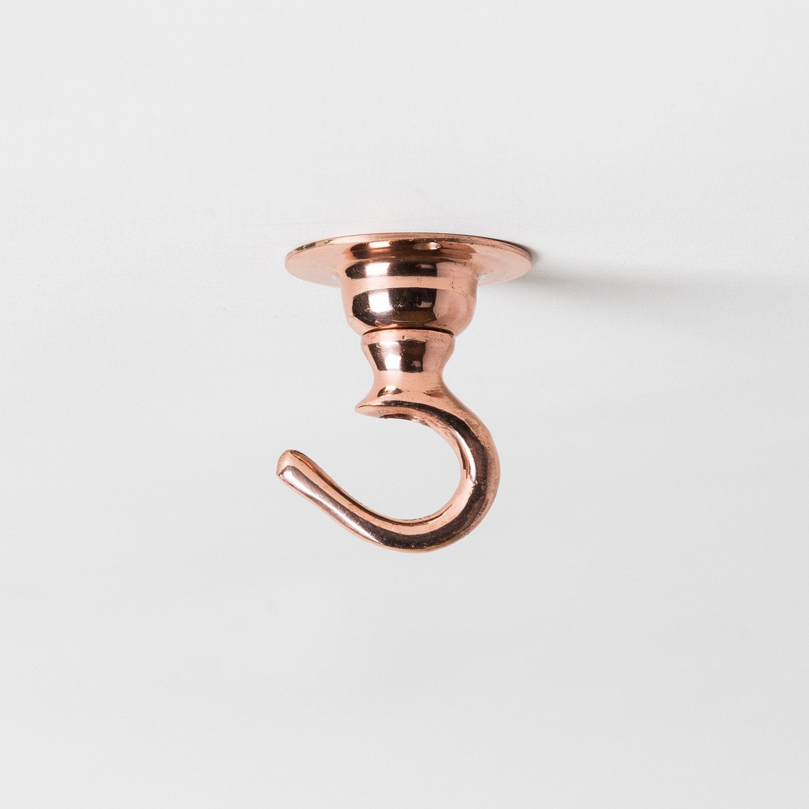 Small Ceiling Hook - Copper - Enamel Shades