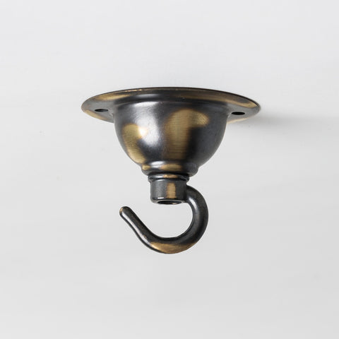 Period Ceiling Hook - Brushed Antique
