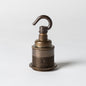 E27 Period Lampholder with hook - Old English Brass - Enamel Shades
