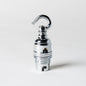 Switched Bayonet Period Lampholder with hook - Chrome - Enamel Shades