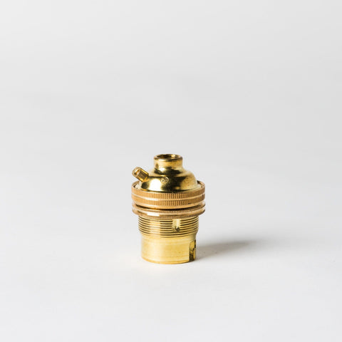 Bayonet Brass Period Lampholder 3/8