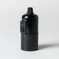 E27 Switched Black Bakelite Plain Skirt Lampholder with grip - Enamel Shades
