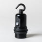 E27 Switched Black Bakelite Lampholder with hook - Enamel Shades