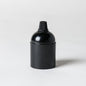 E26 UL Black Plain Skirt Bakelite Lampholder with grip (USA ONLY) - Enamel Shades