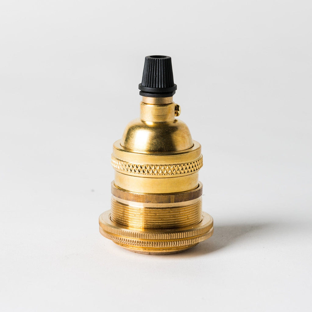 E26 UL Lampholder with grip (USA ONLY) - Brass