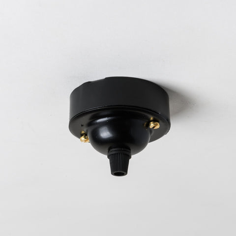 Small Chunky Ceiling Rose - Black
