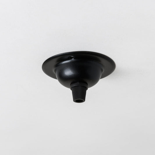 Small Ceiling Rose - Black - Enamel Shades