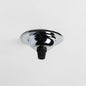 Small Ceiling Rose - Chrome - Enamel Shades