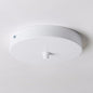 White Steel Ceiling Rose Large 160mm - 1 Outlet - www.enamelshades.co.uk