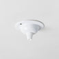 Small Ceiling Rose - White - Enamel Shades