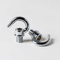 M10 Male Hook Only - Chrome - www.enamelshades.co.uk
