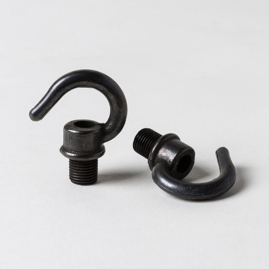 M10 Male Hook Only - Black - www.enamelshades.co.uk