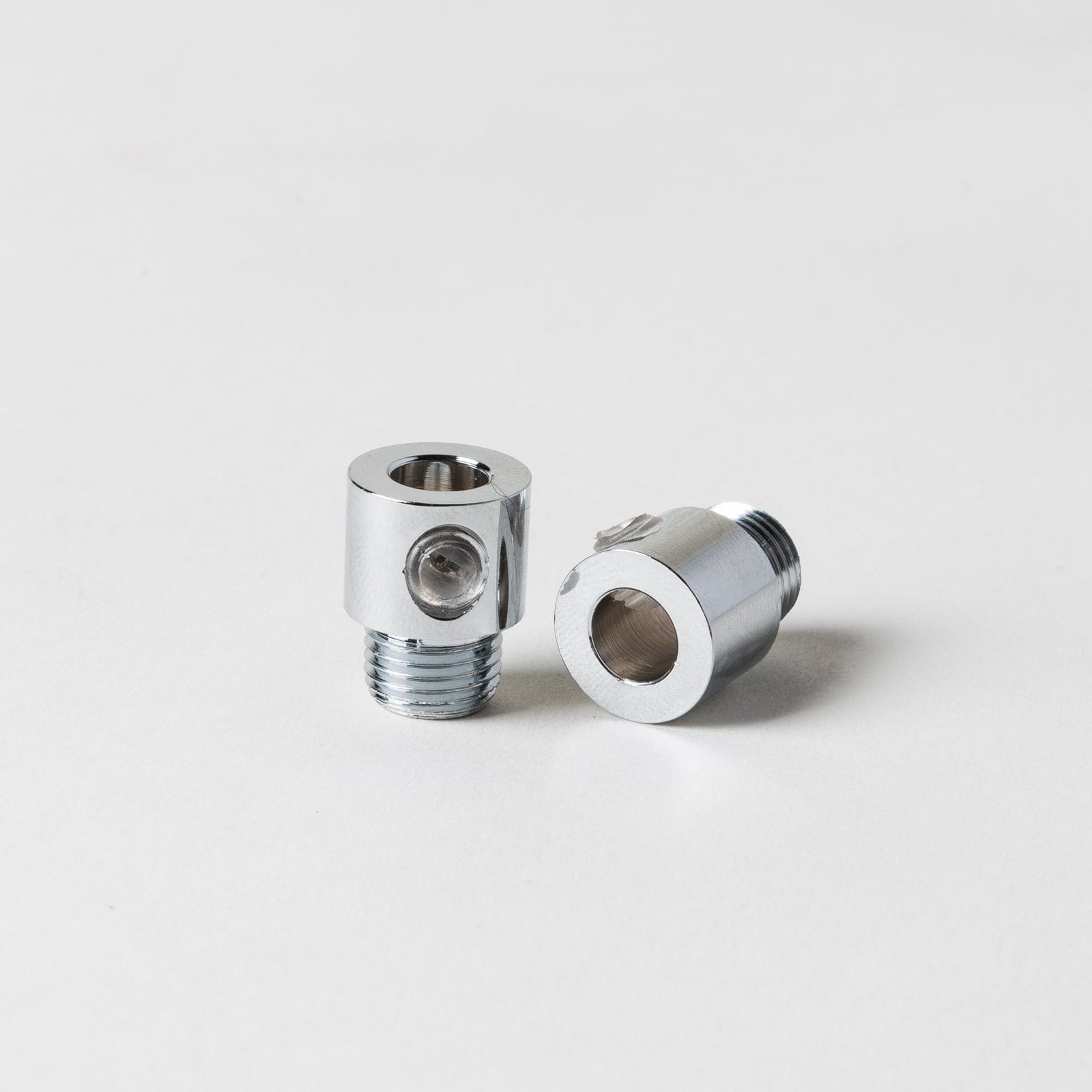 Side Screw Cord Grip - Chrome - www.enamelshades.co.uk