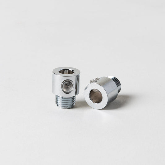 Side Screw Cord Grip - Chrome - www.enamelshades.co.uk