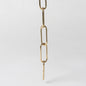 38mm Chain - Brass - www.enamelshades.co.uk