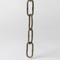 Heavy Antique Brass Chain - www.enamelshades.co.uk