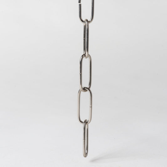 38mm Chain - Chrome - www.enamelshades.co.uk
