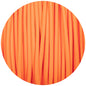 Flouro Orange Round Fabric Braided Cable - Enamel Shades