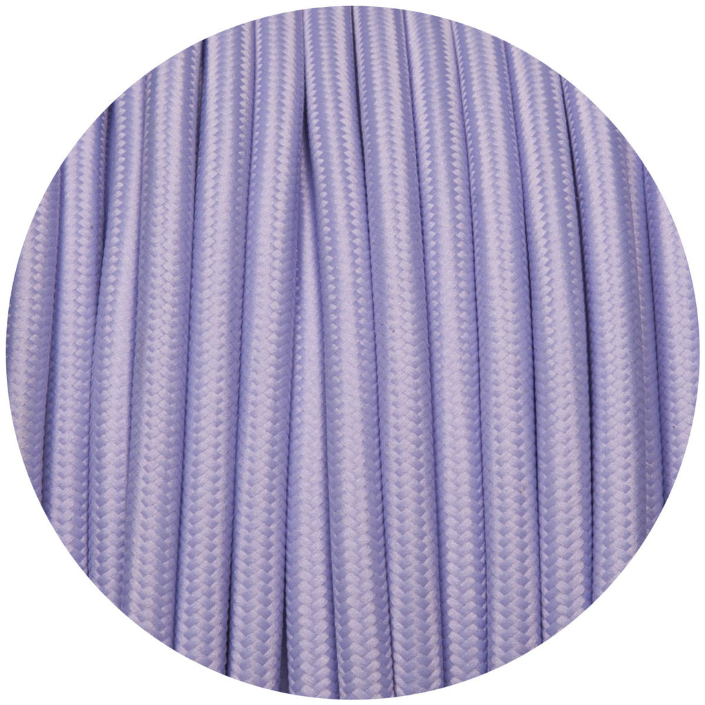 Light Purple Round Fabric Cable