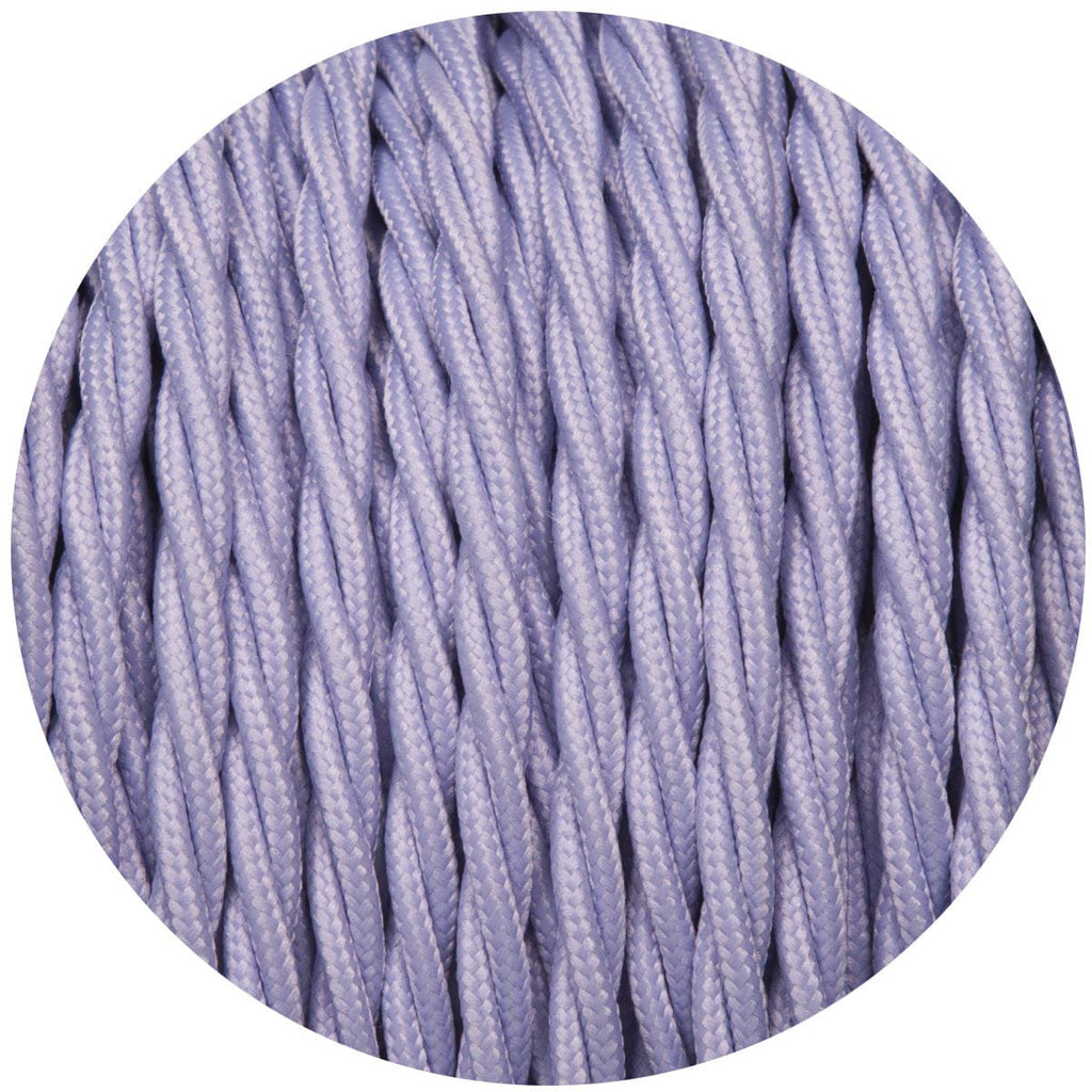 Light Purple Twisted Fabric Cable