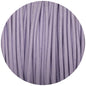 Purple & White Round Fabric Braided Cable - Enamel Shades