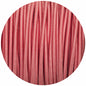 Silver & Red Round Fabric Braided Cable - Enamel Shades