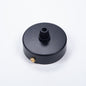 Black Steel Ceiling Rose 60mm - Enamel Shades