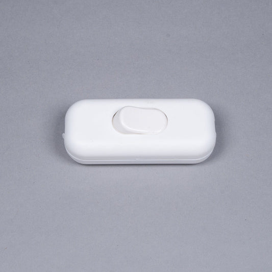 Basic Inline Switch - White - enamelshades.co.uk