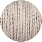 Silver Twisted Fabric Braided Cable - Enamel Shades