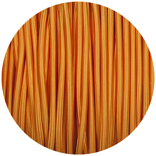 Souci Gold Round Fabric Braided Cable - Enamel Shades