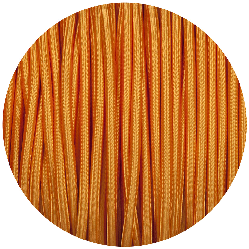 Souci Gold Round Fabric Braided Cable