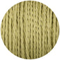 Tisane Light Green Twisted Fabric Braided Cable - Enamel Shades
