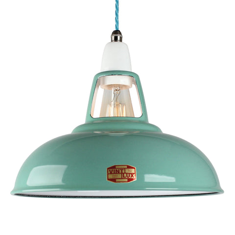 LARGE VINTLUX '1933' SHADE ALL COLOURS - SHADE ONLY - VINTAGE TEAL