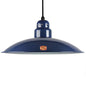 Large Vintlux 'HX26' Steel Shade-Shade Only - Navy Blue - www.enamelshades.co.uk