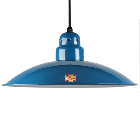 Large Vintlux 'HX26' Steel Shade - Shade Only - Petrol Blue