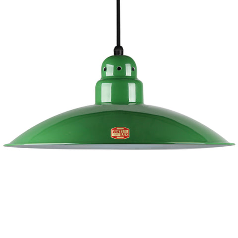 Large Vintlux 'HX26' Steel Shade -Shade Only - Rural Green