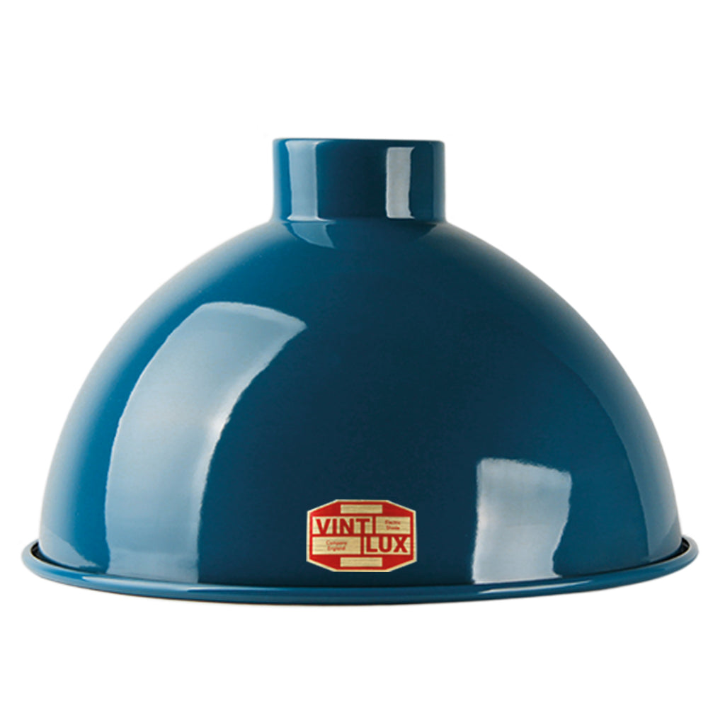 Vintlux 'Dome' Steel Shade - Petrol Blue